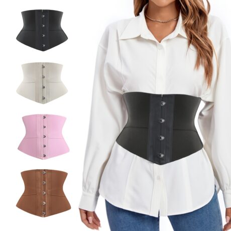 ProSlim Waist Trainer Corset - Instant Tummy Control, Body Shaping, Postpartum Recovery, Comfortable Elastic Waist Trimmer for Women - Breathable, Adjustable, and Soft