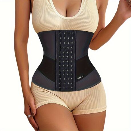 Latex Waist Trainer Corset - Waist Trimmers for Women, Shapewear Girdle for Postpartum Recovery, Sports Fitness, and Everyday Wear - Adjustable, Breathable, and Comfortable